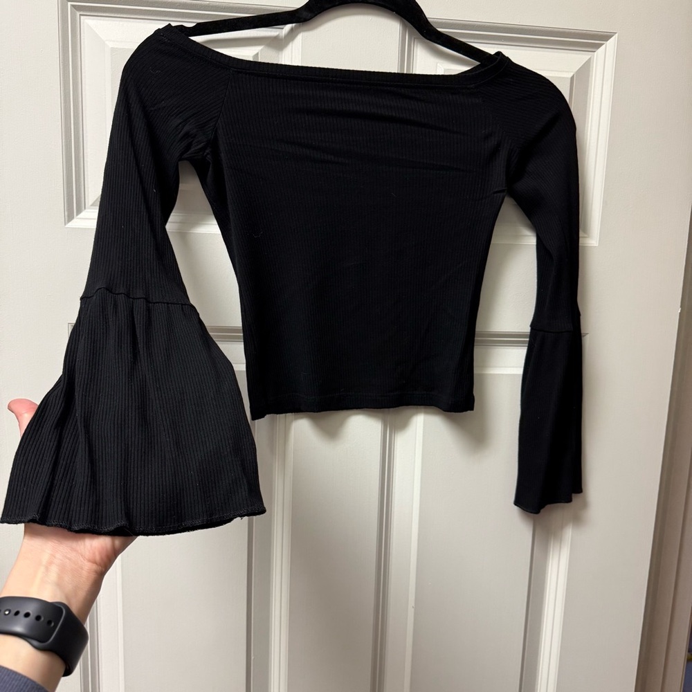 TOPSHOP BELL SLEEVE TOP